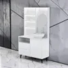 laboratoire de coiffure - mobilier de coiffure professionnel - meuble vasque salon - poste technique coiffure - meuble laboratoire coiffure - station de préparation coloration - meuble rangement salon de coiffure - équipement salon de coiffure - agencement salon de coiffure - meuble de service coiffure