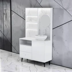 NOVA M B-BMB laboratoire de coiffure - mobilier de coiffure professionnel - meuble vasque salon - poste technique coiffure - meuble laboratoire coiffure - station de préparation coloration - meuble rangement salon de coiffure - équipement salon de coiffure - agencement salon de coiffure - meuble de service coiffure