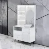 laboratoire de coiffure - mobilier de coiffure professionnel - meuble vasque salon - poste technique coiffure - meuble laboratoire coiffure - station de préparation coloration - meuble rangement salon de coiffure - équipement salon de coiffure - agencement salon de coiffure - meuble de service coiffure
