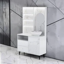 NOVA M B-MBMB laboratoire de coiffure - mobilier de coiffure professionnel - meuble vasque salon - poste technique coiffure - meuble laboratoire coiffure - station de préparation coloration - meuble rangement salon de coiffure - équipement salon de coiffure - agencement salon de coiffure - meuble de service coiffure