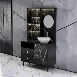 NOVA M N-MNMN laboratoire de coiffure - mobilier de coiffure professionnel - meuble vasque salon - poste technique coiffure - meuble laboratoire coiffure - station de préparation coloration - meuble rangement salon de coiffure - équipement salon de coiffure - agencement salon de coiffure - meuble de service coiffure