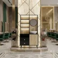 hairdressing laboratory - professional hairdressing furniture - salon washbasin unit - hairdressing technical station - hairdressing laboratory furniture - hair coloring preparation station - hairdressing salon storage unit - hairdressing salon equipment - hairdressing salon interior design - hairdressing service unit