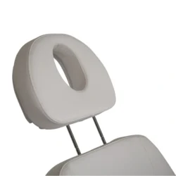 OASIS BLANC (7) fauteuil de soins esthétique électrique - table esthétique professionnelle - fauteuil esthétique haut de gamme - mobilier esthétique professionnel - fauteuil électrique 4 moteurs - table de soin chauffante - fauteuil esthétique réglable - lit esthétique motorisé - équipement spa professionnel - fauteuil esthétique PU premium