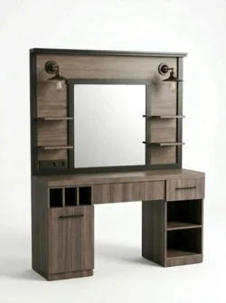 Barber Styling Station - Vintage Barber Station - Barber Vanity - Barber Furniture - Professional Barber Furniture - Hair Salon Vanity - Styling Cabinet - Barber Workstation - Barber Shop Fixtures - Professional Vanity Cabinet