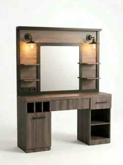 Barber Styling Station - Vintage Barber Station - Barber Vanity - Barber Furniture - Professional Barber Furniture - Hair Salon Vanity - Styling Cabinet - Barber Workstation - Barber Shop Fixtures - Professional Vanity Cabinet