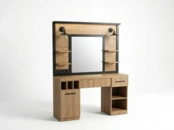 Barber Styling Station - Vintage Barber Station - Barber Vanity - Barber Furniture - Professional Barber Furniture - Hair Salon Vanity - Styling Cabinet - Barber Workstation - Barber Shop Fixtures - Professional Vanity Cabinet