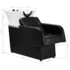 Bac à shampooing professionnel - Bac de lavage coiffure - Meuble pour salon de coiffure - Mobilier de coiffure design - Fauteuil de lavage ergonomique - Mobilier de coiffure haut de gamme - meuble pour salon de coiffure - Bac à shampoing doré et noir - Équipement de coiffure professionnel
