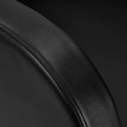 TURYN BLACK (5) Bac à shampooing professionnel - Bac de lavage coiffure - Meuble pour salon de coiffure - Mobilier de coiffure design - Fauteuil de lavage ergonomique - Mobilier de coiffure haut de gamme - meuble pour salon de coiffure - Bac à shampoing doré et noir - Équipement de coiffure professionnel