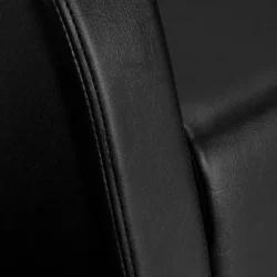 TURYN BLACK (6) Bac à shampooing professionnel - Bac de lavage coiffure - Meuble pour salon de coiffure - Mobilier de coiffure design - Fauteuil de lavage ergonomique - Mobilier de coiffure haut de gamme - meuble pour salon de coiffure - Bac à shampoing doré et noir - Équipement de coiffure professionnel