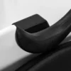 Bac à shampooing professionnel - Bac de lavage coiffure - Meuble pour salon de coiffure - Mobilier de coiffure design - Fauteuil de lavage ergonomique - Mobilier de coiffure haut de gamme - meuble pour salon de coiffure - Bac à shampoing doré et noir - Équipement de coiffure professionnel