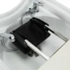 table head spa - lit head spa professionnel - table hair spa - mobilier head spa - table de massage avec vasque - matelas chauffant - cloche vapeur - micro‑brume ultrasonique - nano‑anionique - appareil hair spa - vapozone capillaire