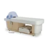 table head spa - lit head spa professionnel - table hair spa - mobilier head spa - table de massage avec vasque - matelas chauffant - cloche vapeur - micro‑brume ultrasonique - nano‑anionique - appareil hair spa - vapozone capillaire