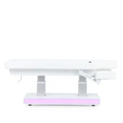 Table de Massage Muse+ (16) table de massage électrique – table esthétique 4 moteurs – table de spa chauffante – mobilier esthétique haut de gamme – table de soins professionnelle – lit de massage motorisé – table spa LED – table esthétique PU blanc – équipement spa professionnel – table de massage premium