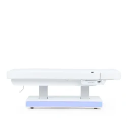 Table de Massage Muse+ (17) table de massage électrique – table esthétique 4 moteurs – table de spa chauffante – mobilier esthétique haut de gamme – table de soins professionnelle – lit de massage motorisé – table spa LED – table esthétique PU blanc – équipement spa professionnel – table de massage premium