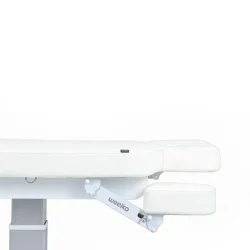 Table de Massage Muse+ (8) table de massage électrique – table esthétique 4 moteurs – table de spa chauffante – mobilier esthétique haut de gamme – table de soins professionnelle – lit de massage motorisé – table spa LED – table esthétique PU blanc – équipement spa professionnel – table de massage premium