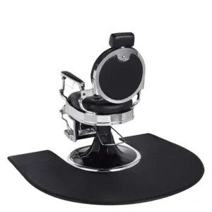 DORY Anti-Fatigue Mat (2) Anti-fatigue mat for living room - Professional hairdressing mat - Barber mat - Ergonomic mat - Workplace comfort - High-density foam mat - Durable PVC surface - Non-slip mat - Rectangular salon mat - Chair base mat - Mat for hairdressers - Correct posture mat - Hair salon equipment - Barber accessory - Durable, easy-to-clean mat