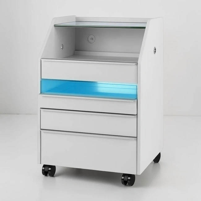 podiatry helper 984 – meuble podologie professionnel – assistant podologique avec stérilisateur UV – meuble podologue avec prises intégrées – chariot podologie UV – mobilier podologie haut de gamme – meuble esthétique médical – station podologique mobile – meuble podologie avec tiroirs – assistant pédicure professionnel – meuble podologie gris – meuble podologie avec ports USB – armoire podologie avec lampe UV – meuble podologie ergonomique – meuble podologie pour cabinet médical – mobilier podologie avec roulettes – meuble podologie pour instruments – meuble podologie hygiène UV – meuble podologie pratique – meuble podologie pour soins des pieds