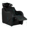 bac à shampoing - bac coiffure ergonomique - meuble lavage salon - vasque céramique basculante - bac shampoing compact - fauteuil lavage professionnel - structure polypropylène résistante - siège réglable salon - bac lavage noir premium - équipement coiffure durable - bac shampoing confortable - mobilier salon coiffure - bac lavage haute qualité - vasque profonde ergonomique - bac shampoing design moderne
