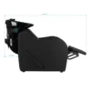 bac à shampoing - bac coiffure ergonomique - meuble lavage salon - vasque céramique basculante - bac shampoing compact - fauteuil lavage professionnel - structure polypropylène résistante - siège réglable salon - bac lavage noir premium - équipement coiffure durable - bac shampoing confortable - mobilier salon coiffure - bac lavage haute qualité - vasque profonde ergonomique - bac shampoing design moderne