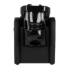 bac à shampoing - bac coiffure ergonomique - meuble lavage salon - vasque céramique basculante - bac shampoing compact - fauteuil lavage professionnel - structure polypropylène résistante - siège réglable salon - bac lavage noir premium - équipement coiffure durable - bac shampoing confortable - mobilier salon coiffure - bac lavage haute qualité - vasque profonde ergonomique - bac shampoing design moderne