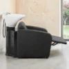 bac à shampoing - bac coiffure ergonomique - meuble lavage salon - vasque céramique basculante - bac shampoing compact - fauteuil lavage professionnel - structure polypropylène résistante - siège réglable salon - bac lavage noir premium - équipement coiffure durable - bac shampoing confortable - mobilier salon coiffure - bac lavage haute qualité - vasque profonde ergonomique - bac shampoing design moderne
