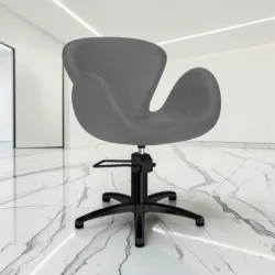 CHLOE GRIS (4) Styling chair - professional hair salon furniture - women's styling chair - hairdressing chair - salon chair - hair salon furniture - high-end styling chair - hair salon equipment - hair cutting chair - salon chair for hairdressers