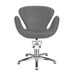CHLOE GREY (9) Styling chair - professional hair salon furniture - women's styling chair - hairdressing chair - salon chair - hair salon furniture - high-end styling chair - hair salon equipment - hair cutting chair - salon chair for hairdressers
