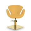 CHLOE JAUNE (12) Styling chair - professional hair salon furniture - women's styling chair - hairdressing chair - salon chair - hair salon furniture - high-end styling chair - hair salon equipment - hair cutting chair - salon chair for hairdressers