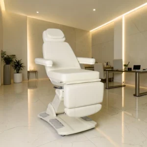 CYGNUS 4 Blanc (1) fauteuil esthétique - fauteuil podologie - fauteuil pédicure - mobilier salon esthétique - fauteuil hydraulique noir - équipement cabinet podologie - chaise de soin - fauteuil tatouage - mobilier institut de beauté - fauteuil professionnel réglable - fauteuil inclinable - équipement spa et bien-être