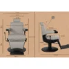 fauteuil barbier professionnel - fauteuil barbier luxe - chaise barbier - fauteuil vintage barbershop - mobilier barbier haut de gamme - fauteuil coiffure professionnel - fauteuil barbier hydraulique - fauteuil barbier capitonné - fauteuil barbier robuste - chaise barbier design doré - fauteuil barbier rétro luxe - équipement barbershop premium - fauteuil barbier confort - fauteuil barbier réglable - fauteuil barbier aluminium doré