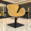 CHLOE YELLOW Armchair (1) Styling chair - professional hair salon furniture - women's styling chair - hairdressing chair - salon chair - hair salon furniture - high-end styling chair - hair salon equipment - hair cutting chair - salon chair for hairdressers