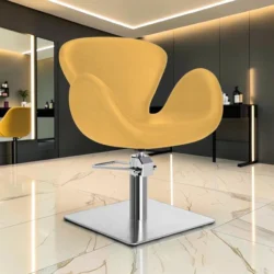CHLOE YELLOW Armchair (5) Styling chair - professional hair salon furniture - women's styling chair - hairdressing chair - salon chair - hair salon furniture - high-end styling chair - hair salon equipment - hair cutting chair - salon chair for hairdressers
