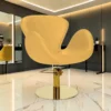 CHLOE YELLOW Armchair (6) Styling chair - professional hair salon furniture - women's styling chair - hairdressing chair - salon chair - hair salon furniture - high-end styling chair - hair salon equipment - hair cutting chair - salon chair for hairdressers