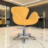 CHLOE YELLOW Armchair (7) Styling chair - professional hair salon furniture - women's styling chair - hairdressing chair - salon chair - hair salon furniture - high-end styling chair - hair salon equipment - hair cutting chair - salon chair for hairdressers