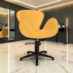 YELLOW CHLOE Armchair (8) Styling chair - professional hair salon furniture - women's styling chair - hairdressing chair - salon chair - hair salon furniture - high-end styling chair - hair salon equipment - hair cutting chair - salon chair for hairdressers