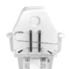BASIC 202 White Aesthetic Chair (6) esthetic chair - podiatry chair - pedicure chair - aesthetic salon furniture - black hydraulic chair - podiatry clinic equipment - treatment chair - tattoo chair - beauty salon furniture - adjustable professional chair - reclining chair - spa and wellness equipment