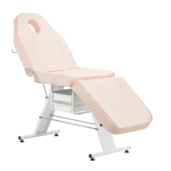 BASIC 202 Aesthetic Chair Rose (3) esthetic chair - podiatry chair - pedicure chair - aesthetic salon furniture - black hydraulic chair - podiatry clinic equipment - treatment chair - tattoo chair - beauty salon furniture - adjustable professional chair - reclining chair - spa and wellness equipment