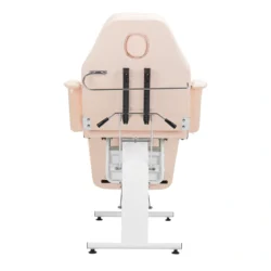 Basic 202 Pink Aesthetic Chair (5) esthetic chair - podiatry chair - pedicure chair - aesthetic salon furniture - black hydraulic chair - podiatry clinic equipment - treatment chair - tattoo chair - beauty salon furniture - adjustable professional chair - reclining chair - spa and wellness equipment
