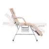 BASIC 202 Aesthetic Treatment Chair Pink (6) esthetic chair - podiatry chair - pedicure chair - aesthetic salon furniture - black hydraulic chair - podiatry clinic equipment - treatment chair - tattoo chair - beauty salon furniture - adjustable professional chair - reclining chair - spa and wellness equipment