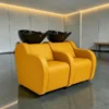 bac à shampoing - bac coiffure ergonomique - meuble lavage salon - vasque céramique basculante - bac shampoing compact - fauteuil lavage professionnel - structure polypropylène résistante - siège réglable salon - bac lavage noir premium - équipement coiffure durable - bac shampoing confortable - mobilier salon coiffure - bac lavage haute qualité - vasque profonde ergonomique - bac shampoing design moderne