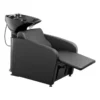 bac à shampoing - bac coiffure ergonomique - meuble lavage salon - vasque céramique basculante - bac shampoing compact - fauteuil lavage professionnel - structure polypropylène résistante - siège réglable salon - bac lavage noir premium - équipement coiffure durable - bac shampoing confortable - mobilier salon coiffure - bac lavage haute qualité - vasque profonde ergonomique - bac shampoing design moderne