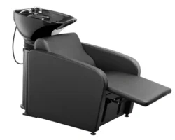 MULLET POWER + 2 (2) bac à shampoing - bac coiffure ergonomique - meuble lavage salon - vasque céramique basculante - bac shampoing compact - fauteuil lavage professionnel - structure polypropylène résistante - siège réglable salon - bac lavage noir premium - équipement coiffure durable - bac shampoing confortable - mobilier salon coiffure - bac lavage haute qualité - vasque profonde ergonomique - bac shampoing design moderne