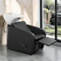 MULLET + 2 (3) Elsa shampoo basin - ergonomic hairdressing basin - salon washing unit - tilting ceramic basin - compact shampoo basin - professional washing chair - resistant polypropylene structure - adjustable salon seat - premium black washing basin - durable hairdressing equipment - comfortable shampoo basin - hairdressing salon furniture - high-quality washing basin - deep ergonomic basin - modern design shampoo basin