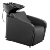 bac à shampoing - bac coiffure ergonomique - meuble lavage salon - vasque céramique basculante - bac shampoing compact - fauteuil lavage professionnel - structure polypropylène résistante - siège réglable salon - bac lavage noir premium - équipement coiffure durable - bac shampoing confortable - mobilier salon coiffure - bac lavage haute qualité - vasque profonde ergonomique - bac shampoing design moderne