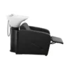MULLET + 2 (4) bac à shampoing - bac coiffure ergonomique - meuble lavage salon - vasque céramique basculante - bac shampoing compact - fauteuil lavage professionnel - structure polypropylène résistante - siège réglable salon - bac lavage noir premium - équipement coiffure durable - bac shampoing confortable - mobilier salon coiffure - bac lavage haute qualité - vasque profonde ergonomique - bac shampoing design moderne