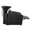 bac à shampoing - bac coiffure ergonomique - meuble lavage salon - vasque céramique basculante - bac shampoing compact - fauteuil lavage professionnel - structure polypropylène résistante - siège réglable salon - bac lavage noir premium - équipement coiffure durable - bac shampoing confortable - mobilier salon coiffure - bac lavage haute qualité - vasque profonde ergonomique - bac shampoing design moderne