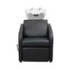 MULLET + 2 (7) bac à shampoing - bac coiffure ergonomique - meuble lavage salon - vasque céramique basculante - bac shampoing compact - fauteuil lavage professionnel - structure polypropylène résistante - siège réglable salon - bac lavage noir premium - équipement coiffure durable - bac shampoing confortable - mobilier salon coiffure - bac lavage haute qualité - vasque profonde ergonomique - bac shampoing design moderne