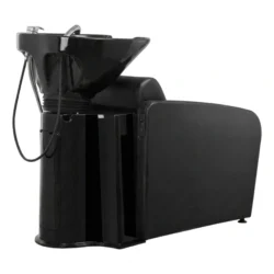 MULLET POWER + 2 (7) bac à shampoing - bac coiffure ergonomique - meuble lavage salon - vasque céramique basculante - bac shampoing compact - fauteuil lavage professionnel - structure polypropylène résistante - siège réglable salon - bac lavage noir premium - équipement coiffure durable - bac shampoing confortable - mobilier salon coiffure - bac lavage haute qualité - vasque profonde ergonomique - bac shampoing design moderne
