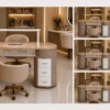 table de manucure professionnelle - poste nails haut de gamme - table de manucure effet marbre - mobilier nail bar premium - table de manucure personnalisable - station de manucure design moderne - table nails avec rangements - poste de manucure ergonomique - table de manucure avec prises intégrées - mobilier esthétique luxe - table de manucure salon professionnel - bureau nails élégant - table de manucure sur mesure