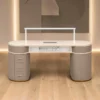 table de manucure professionnelle - poste nails haut de gamme - table de manucure effet marbre - mobilier nail bar premium - table de manucure personnalisable - station de manucure design moderne - table nails avec rangements - poste de manucure ergonomique - table de manucure avec prises intégrées - mobilier esthétique luxe - table de manucure salon professionnel - bureau nails élégant - table de manucure sur mesure